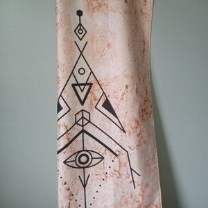 Boho Style Beige Yoga Mat